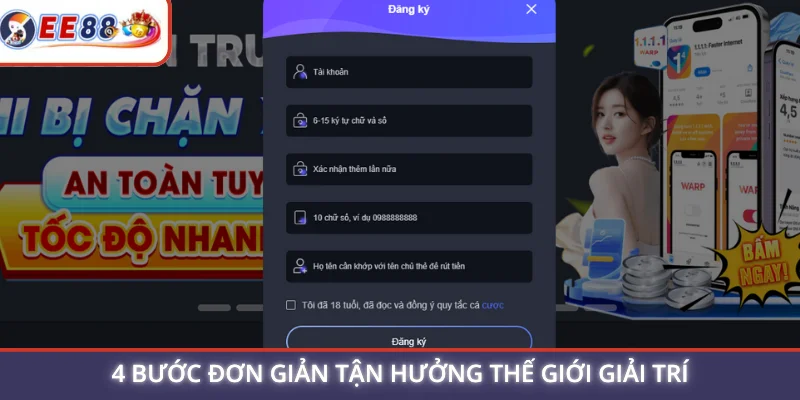4 bước đơn giản tận hưởng thế giới giải trí