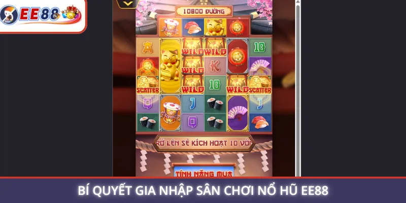 Bí quyết gia nhập sân chơi nổ hũ EE88