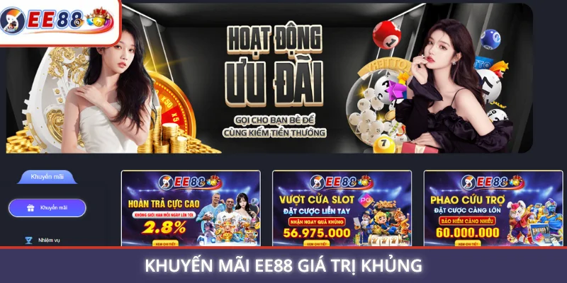 Khuyến mãi EE88 giá trị khủng